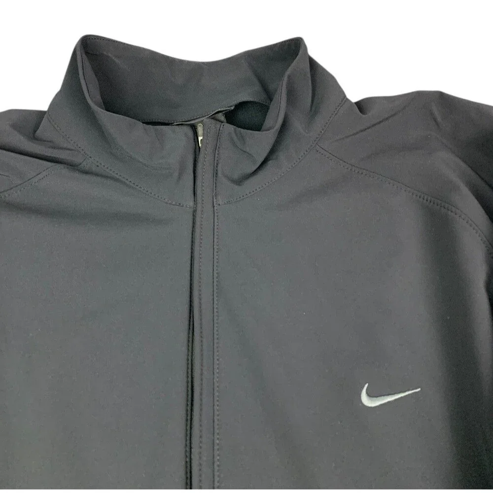 Nike Golf 1/4 Zip Pullover Sweatshirt, Clima Fit, Black w/ Gray, Men’s Size XL